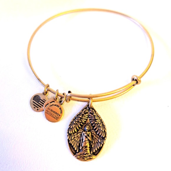Alex and Ani Jewelry - Alex and Ani Guardian of Peace Charm Gold Tone‎ Adjustable Comfort Bracelet